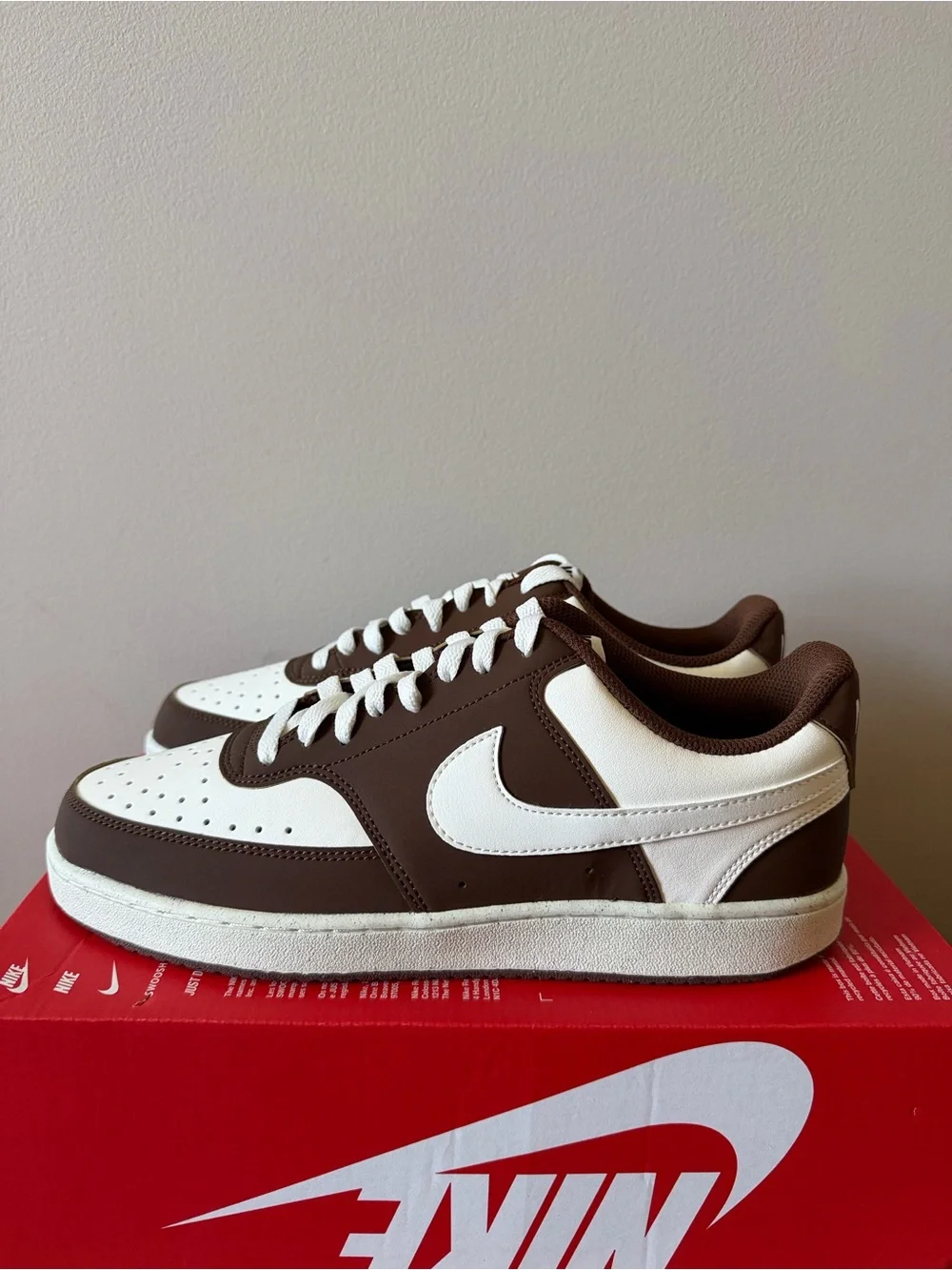 Nike Court Vision Low Cocoa Brown IM1652-101 Women’s Size 10